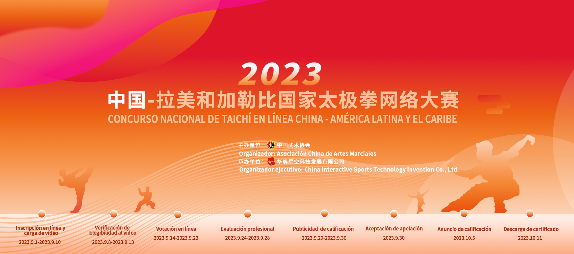 Concurso Nacional de Taichí en línea China - América Latina y el Caribe
